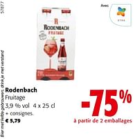 Promotions Rodenbach fruitage - Rodenbach - Valide de 22/05/2024 à 04/06/2024 chez Colruyt