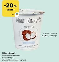 Promoties Abbot kinney’s coco start natural - Abbot Kinney's  - Geldig van 22/05/2024 tot 18/06/2024 bij Bioplanet