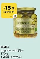 Promoties Biolân augurkenschijfjes - Biolân - Geldig van 22/05/2024 tot 18/06/2024 bij Bioplanet