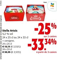 Promotions Stella artois - Stella Artois - Valide de 22/05/2024 à 04/06/2024 chez Colruyt