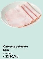 Promoties Ontvette gekookte ham - Huismerk - Bioplanet - Geldig van 22/05/2024 tot 18/06/2024 bij Bioplanet