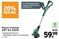 Promoties Bosch trimmer art 24 - Bosch - Geldig van 22/05/2024 tot 04/06/2024 bij Gamma