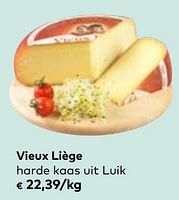 Promoties Vieux liège harde kaas uit luik - Vieux Liège - Geldig van 22/05/2024 tot 18/06/2024 bij Bioplanet