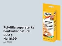 Promoties Polyfilla supersterke houtvuller naturel - Polyfilla - Geldig van 22/05/2024 tot 04/06/2024 bij Gamma