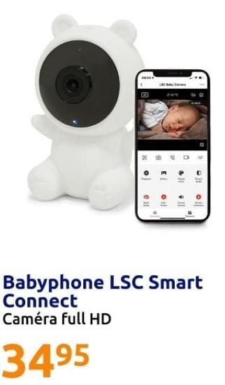 Promotions Babyphone lsc smart connect - LSC Smart Connect - Valide de 22/05/2024 à 28/05/2024 chez Action