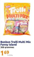 Promotions Bonbon trolli multi mix funny island - Trolli - Valide de 22/05/2024 à 28/05/2024 chez Action