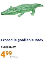 Promotions Crocodile gonflable intex - Intex - Valide de 22/05/2024 à 28/05/2024 chez Action