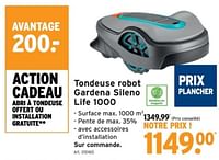 Promotions Tondeuse robot gardena sileno life 1000 - Gardena - Valide de 22/05/2024 à 04/06/2024 chez Gamma