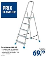 Promotions Escabeaux gamma - Produit maison - Gamma - Valide de 22/05/2024 à 04/06/2024 chez Gamma
