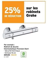 Promotions Robinet de douche thermostatique precision start - Grohe - Valide de 22/05/2024 à 04/06/2024 chez Gamma