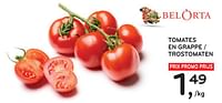 Promotions Tomates en grappe - Produit maison - Alvo - Valide de 22/05/2024 à 04/06/2024 chez Alvo