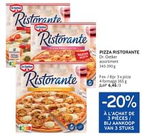 Promotions Pizza 4 formaggi - Dr. Oetker - Valide de 22/05/2024 à 04/06/2024 chez Alvo