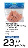 Promotions Portions de saumon atlantique fisker daily - Fisker - Valide de 22/05/2024 à 04/06/2024 chez Alvo