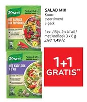 Promotions Salad mix knorr - Knorr - Valide de 22/05/2024 à 04/06/2024 chez Alvo
