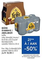 Promotions Bière d`abbaye blond e 0,0% - Leffe - Valide de 22/05/2024 à 04/06/2024 chez Alvo