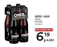 Promotions Bière omer blond e - Omer - Valide de 22/05/2024 à 04/06/2024 chez Alvo