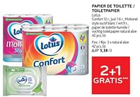 Promotions Papier de toilette natural aloe - Lotus Nalys - Valide de 22/05/2024 à 04/06/2024 chez Alvo