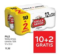 Promotions Pils stella artois - Stella Artois - Valide de 22/05/2024 à 04/06/2024 chez Alvo