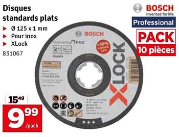 Promotions Disques standards plats - Bosch - Valide de 22/05/2024 à 23/06/2024 chez Mr. Bricolage