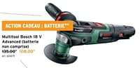 Promotions Multitool bosch 18 v advanced batterie non comprise - Bosch - Valide de 22/05/2024 à 04/06/2024 chez Gamma