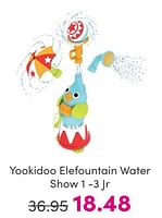 Promoties Yookidoo elefountain water show 1 -3 jr - Yookidoo - Geldig van 25/05/2024 tot 31/05/2024 bij Baby & Tiener Megastore