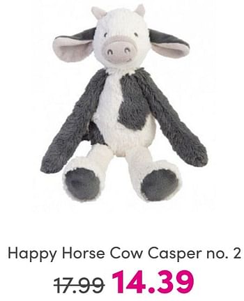 Promoties Happy horse cow casper no. 2 - Happy Horse - Geldig van 25/05/2024 tot 31/05/2024 bij Baby & Tiener Megastore