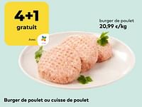 Promotions Burger de poulet - Produit maison - Bioplanet - Valide de 22/05/2024 à 18/06/2024 chez Bioplanet