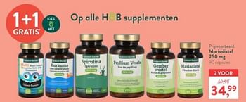 Promoties Mariadistel 250 mg - Huismerk - Holland & Barrett - Geldig van 26/05/2024 tot 02/06/2024 bij Holland & Barret