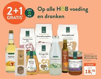 Promoties Tijmhoning met bloemenhoning - Huismerk - Holland & Barrett - Geldig van 26/05/2024 tot 02/06/2024 bij Holland & Barret