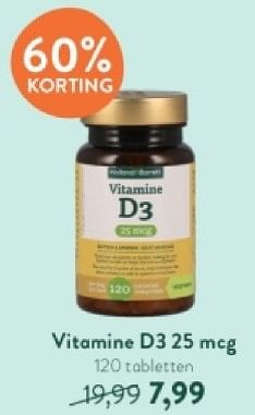 Promoties Vitamine d3 25 meg - Huismerk - Holland & Barrett - Geldig van 26/05/2024 tot 02/06/2024 bij Holland & Barret