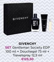 Promoties Givenchy gentleman society + douchegel + travelspray - Givenchy - Geldig van 27/05/2024 tot 09/06/2024 bij ICI PARIS XL