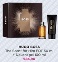 Promoties Hugo boss the scent for him + douchegel - Hugo Boss - Geldig van 27/05/2024 tot 09/06/2024 bij ICI PARIS XL