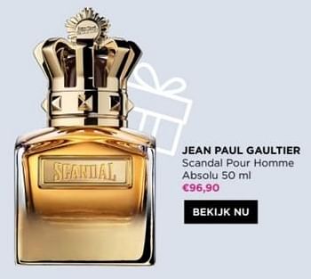 Promoties Jean paul gaultier scandal pour homme absolu edp - Jean Paul Gaultier - Geldig van 27/05/2024 tot 09/06/2024 bij ICI PARIS XL