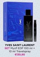 Promoties Yves saint laurent set myslf + travelspray - Yves Saint Laurent - Geldig van 27/05/2024 tot 09/06/2024 bij ICI PARIS XL