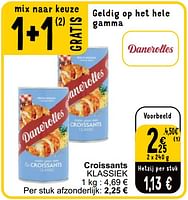 Promoties Croissants klassiek - Danerolles - Geldig van 28/05/2024 tot 03/06/2024 bij Cora