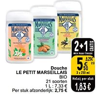 Promoties Douche le petit marseillais bio - Le Petit Marseillais - Geldig van 28/05/2024 tot 03/06/2024 bij Cora
