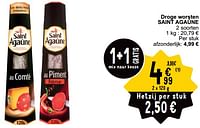 Promoties Droge worsten saint agaûne - Saint Agaune - Geldig van 28/05/2024 tot 03/06/2024 bij Cora