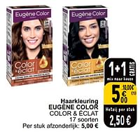 Promoties Haarkleuring eugène color color + éclat - Eugène Color - Geldig van 28/05/2024 tot 03/06/2024 bij Cora