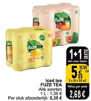 Promoties Iced tea fuze tea - FuzeTea - Geldig van 28/05/2024 tot 03/06/2024 bij Cora