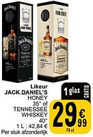 Promoties Likeur jack daniel’s honey of tennessee whiskey - Jack Daniel's - Geldig van 28/05/2024 tot 03/06/2024 bij Cora