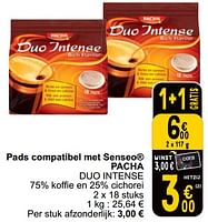 Promoties Pads compatibel met senseo pacha duo intense - Pacha - Geldig van 28/05/2024 tot 03/06/2024 bij Cora