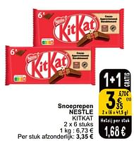 Promoties Snoeprepen nestle kitkat - Nestlé - Geldig van 28/05/2024 tot 03/06/2024 bij Cora