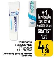Promoties Tandpasta sensodyne - Sensodyne - Geldig van 28/05/2024 tot 03/06/2024 bij Cora