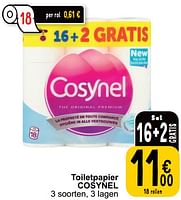 Promoties Toiletpapier cosynel - Cosynel - Geldig van 28/05/2024 tot 03/06/2024 bij Cora