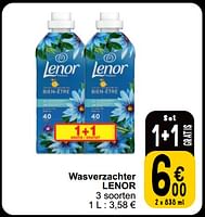 Promoties Wasverzachter lenor - Lenor - Geldig van 28/05/2024 tot 03/06/2024 bij Cora