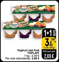 Promoties Yoghurt met fruit yoplait - Yoplait - Geldig van 28/05/2024 tot 03/06/2024 bij Cora