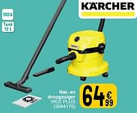 Promoties Karcher nat en droogzuiger wd2 plus - Kärcher - Geldig van 28/05/2024 tot 10/06/2024 bij Cora