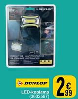 Promoties Led koplamp - Dunlop - Geldig van 28/05/2024 tot 10/06/2024 bij Cora
