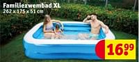 Promoties Familie zwembad xl - Huismerk - Kruidvat - Geldig van 28/05/2024 tot 09/06/2024 bij Kruidvat