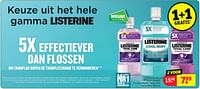 Promoties Mondwater total care extra mild - Listerine - Geldig van 28/05/2024 tot 09/06/2024 bij Kruidvat